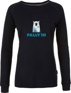 Wmn'S Longsleeve Hemisbear Bluek