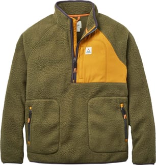 Offgrid 2.0 1/2 Zip Recycled Sherpa Fleece Dark Olive