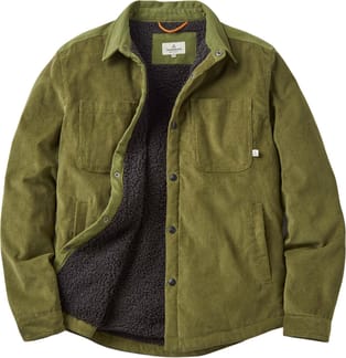 Kodiak 2.0 Sherpa Lined Cord Overshirt Khaki