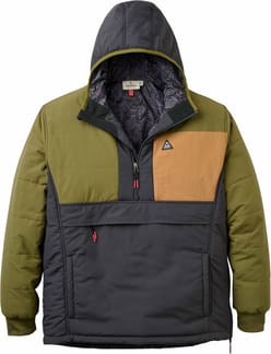 Oceanic Insulated Anorak Faded Black Khaki
