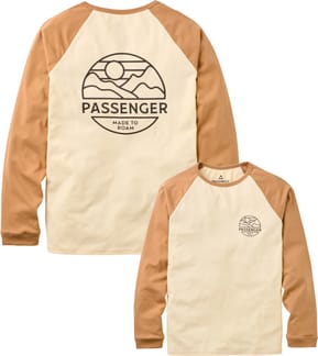 Laidback Relaxed Fit LS Tshirt Raglan Birch Toffee