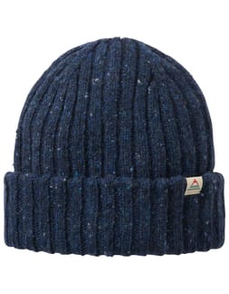 Fisherman Merino Wool Beanie Blue Navy