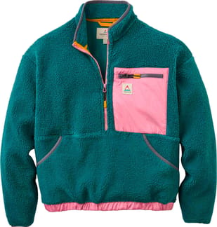 Ravi Sherpa Fleece W Mediterranean