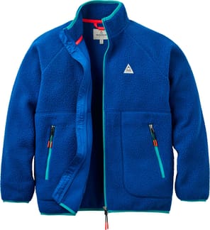 Home Full Zip Sherpa Fleece W Blue Navy