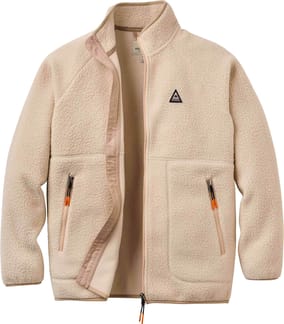 Home Full Zip Sherpa Fleece W Oatmeal