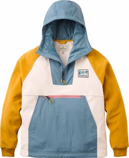 Alexander 3.0 Recycled Hooded Polar Fleece W Stormy Blue White Sand