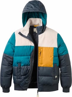 Inspire Insulated Hooded Jacket W Charcoal Mediterranean