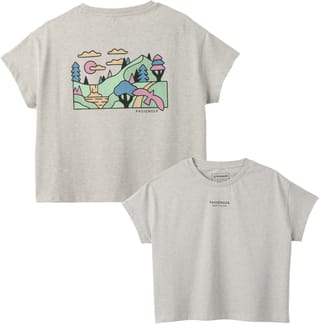 Slower Rhythms Organic Cotton Tshirt W Grey Marl
