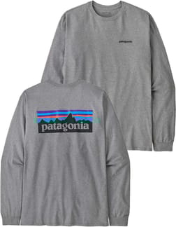 M's L/S P-6 Logo Responsibili-Tee Gravel Heather
