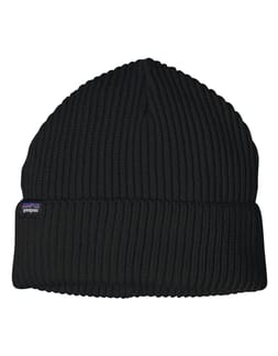 Fishermans Rolled Beanie Black