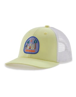 K's Trucker Hat Camp With Friends Isla Yellow