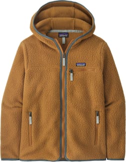 W's Retro Pile Hoody Nest Brown w/Nouveau Green