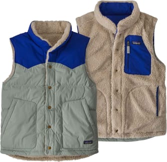 M's Reversible Bivy Down Vest Sleet Green