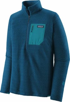 M's R1 Air Zip Neck Lagom Blue