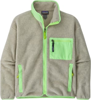 W's Synch Jkt Oatmeal Heather W/Salamander Green