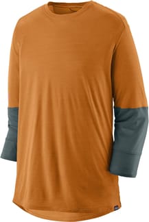 M's Merino Blend 3/4 Sleeve Bike Jersey Golden Caramel