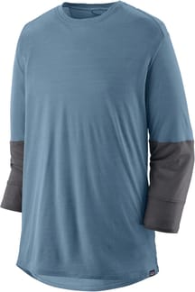 M's Merino Blend 3/4 Sleeve Bike Jersey Utility Blue