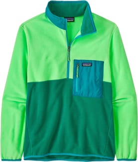 M's Microdini 1/2 Zip P/O Gather Green