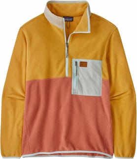 M's Microdini 1/2 Zip P/O Sienna Clay