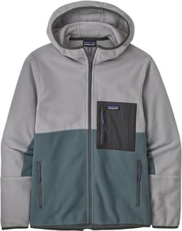 M's Microdini Hoody Nouveau Green W/Salt Grey