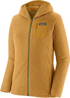 W's R1 Air Full-Zip Hoody Pufferfish Gold