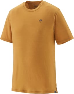 M's Cap Cool Merino Blend Graphic Shirt Pufferfish Gold