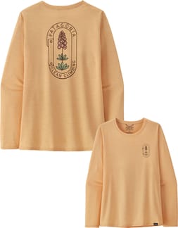 W's L/S Cap Cool Daily Graphic Shirt Sandy Melon X-Dye