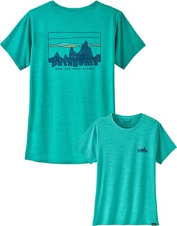 W's Cap Cool Daily Graphic Shirt 73 Skyline Subtidal Blue X-Dye