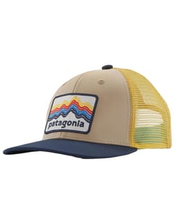 K's Trucker Hat Ridge Rise Stripe Oar Tan
