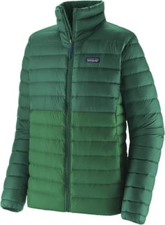 M's Down Sweater Gather Green