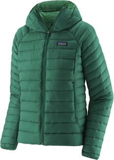 W's Down Sweater Hoody Conifer Green
