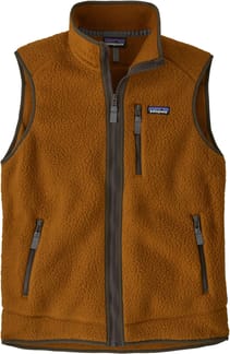 M's Retro Pile Vest Shelter Brown