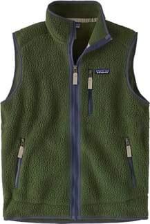 M's Retro Pile Vest Torrey Pine Green