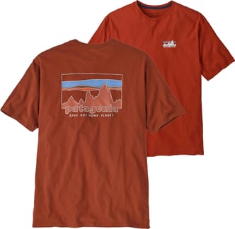 M's '73 Skyline Organic T-Shirt Burnished Red