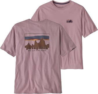 M's '73 Skyline Organic T-Shirt Stormy Mauve