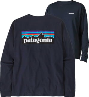 M's L/S P-6 Logo Responsibili-Tee New Navy