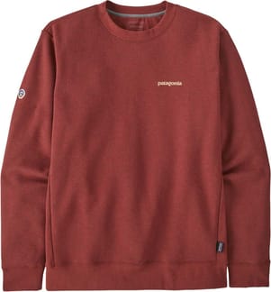 Fitz Roy Icon Uprisal Crew Sweatshirt Mangrove Red
