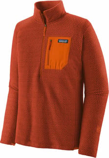M's R1 Air Zip Neck Burnished Red