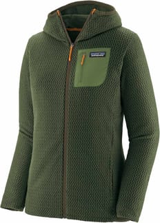 W's R1 Air Full-Zip Hoody Torrey Pine Green