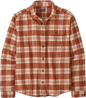 M's L/S LW Fjord Flannel Shirt Base Camp Burnished Red