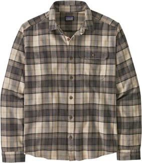 M's L/S LW Fjord Flannel Shirt Spotter Forge Grey