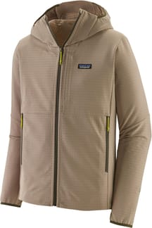 M's R1 TechFace Hoody Seabird Grey