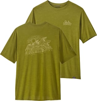 M's Cap Cool Daily Graphic Shirt Lands Graze Green X-Dye