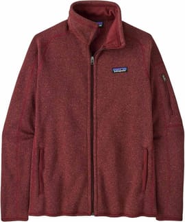 W's Better Sweater Jkt Dark Ruby