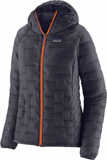 W's Micro Puff Hoody Smolder Blue w/P6 Blue