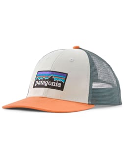 P-6 Logo LoPro Trucker Hat White w/Peach Sherbet
