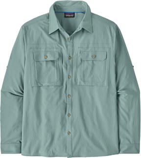 M's L/S Self Guided Sun Shirt Blue Sage