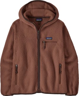 W's Retro Pile Hoody Berm Brown