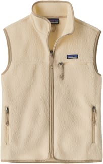W's Retro Pile Vest Natural