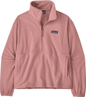 W's Micro D 1/2 Zip Fleece P/O Fuzzy Mauve
